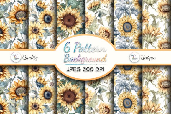 6 Sunflowers Watercolor Pattern: A Designer’s Honest Review