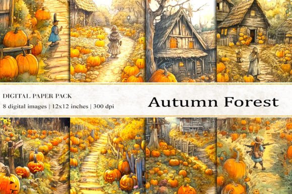 Autumn Forest Digital Papers: A Designer’s Honest Review