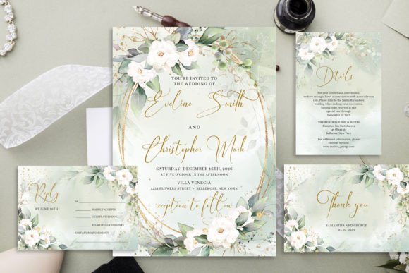 Boho Greenery Wreath Flora Wedding Suite for Print Templates: A Brand Designer’s Honest Review