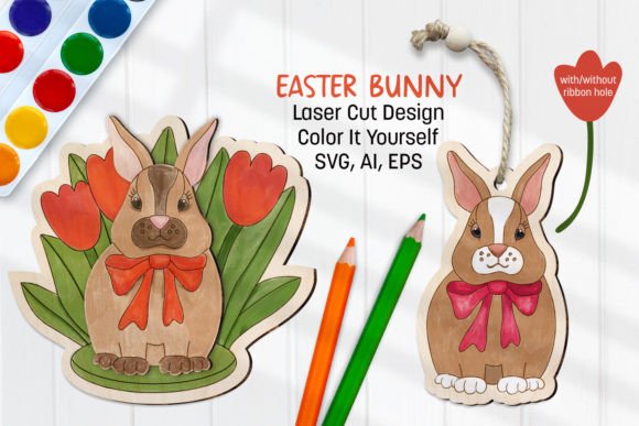 Easter Bunny Laser SVG Scoring Glowforge Crafts Review