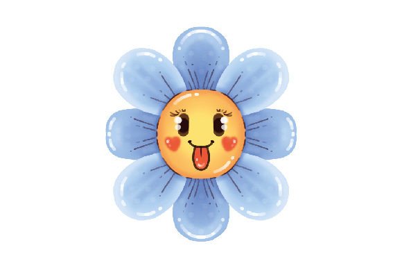 Kawaii Flower Watercolor: A Spring Design Asset Review
