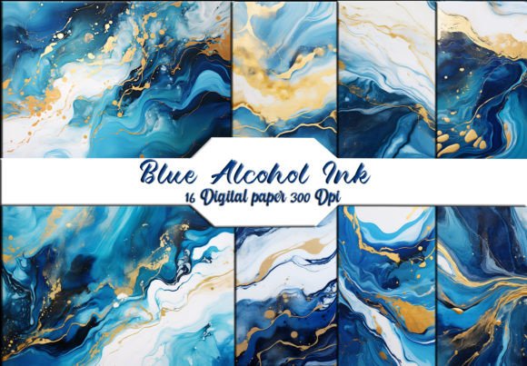 Marble Alcohol Ink Backgrounds for Bloggers & Publishers