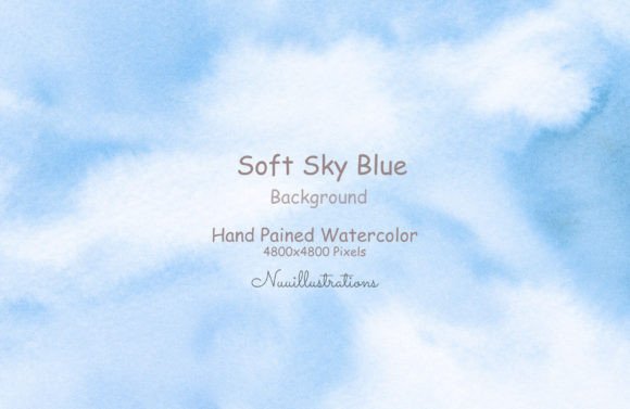 Soft Sky Blue Watercolor Background Review for Real Embroidery Projects